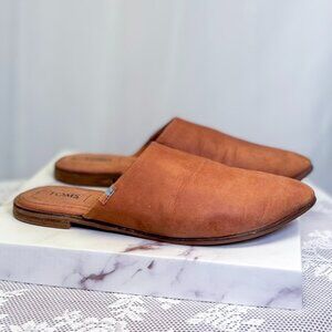 TOMS Leather Jutti Mules